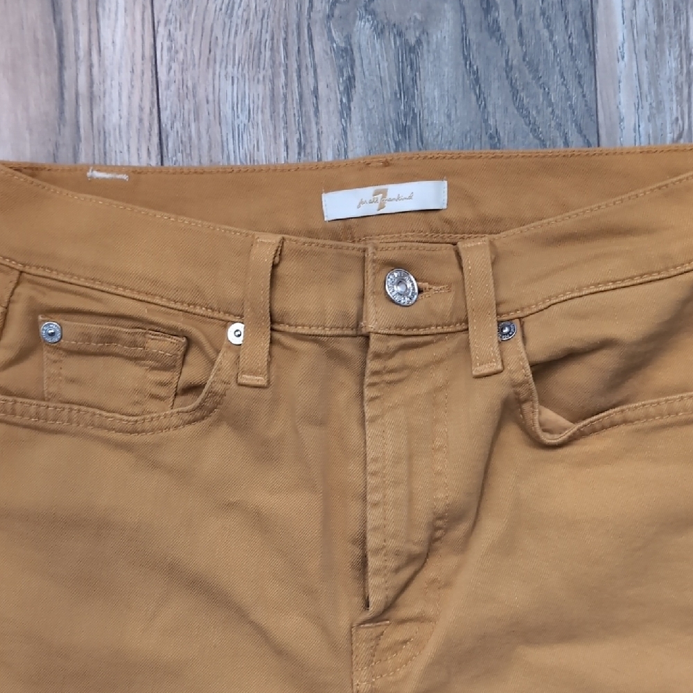 7 For All Mankind Tan Jeans